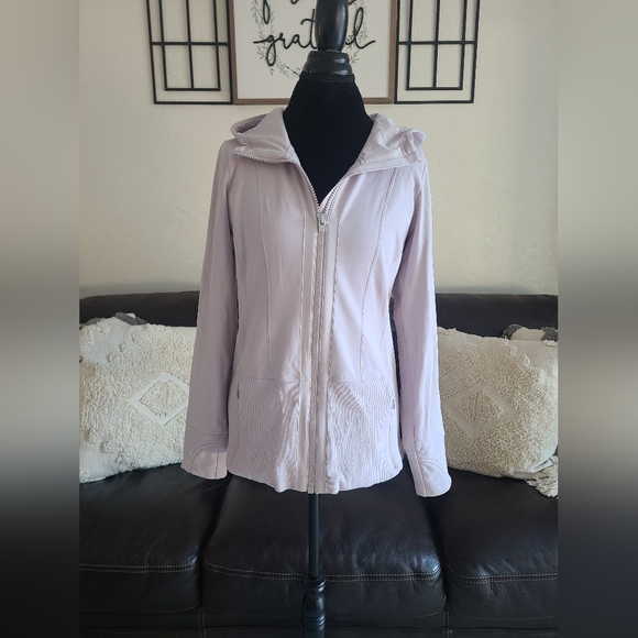 ATHLETA Women's Zip-Up Hoodie Sweater In Lavender Women's Size M - Picture 2 of 13